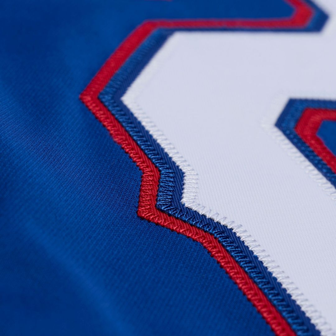 Texas Rangers Adrian Beltre Mitchell & Ness Cooperstown Mesh Batting Practice Button-Up Jersey - Royal