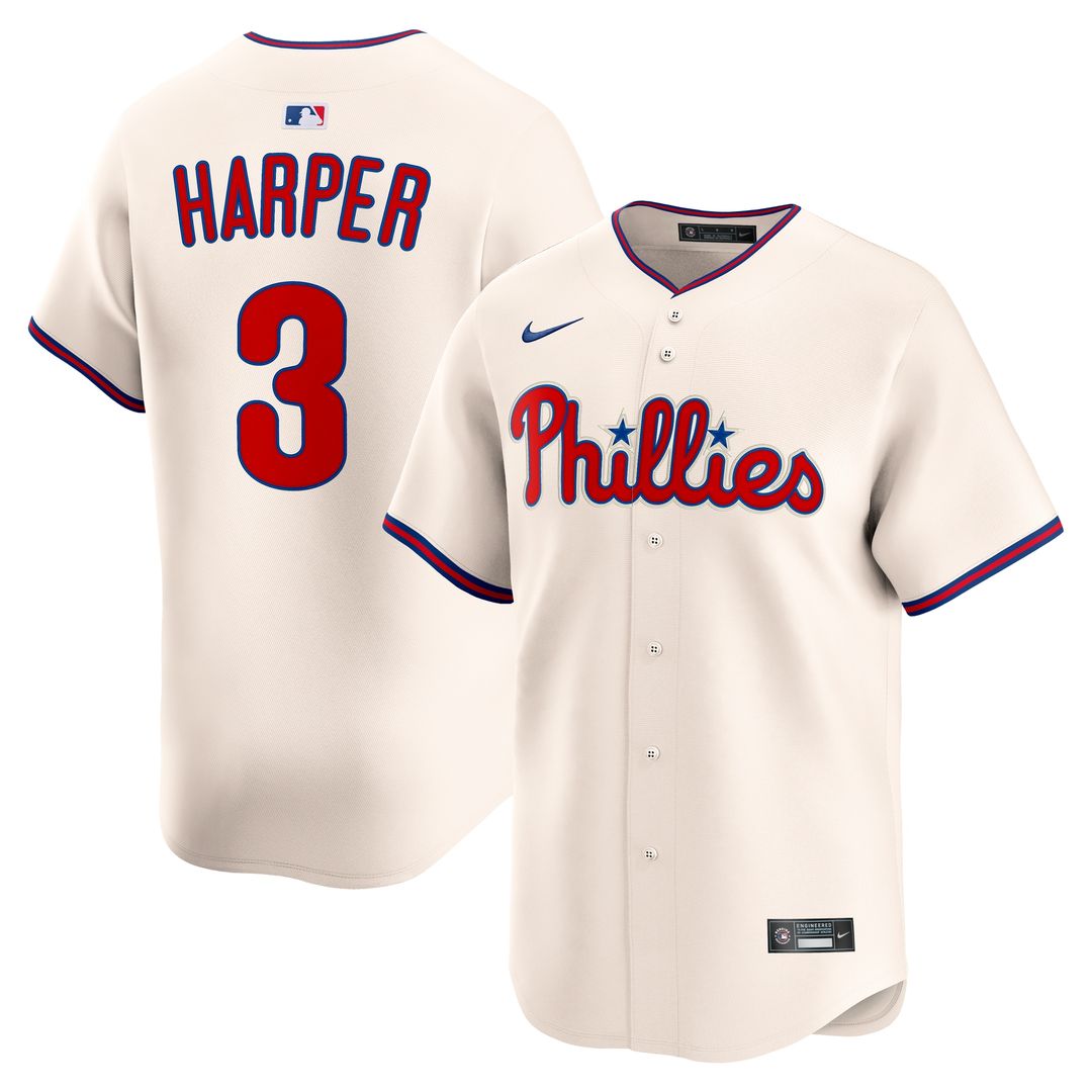 Philadelphia Phillies Bryce Harper Nike Alternate Limited Jersey - Light Blue