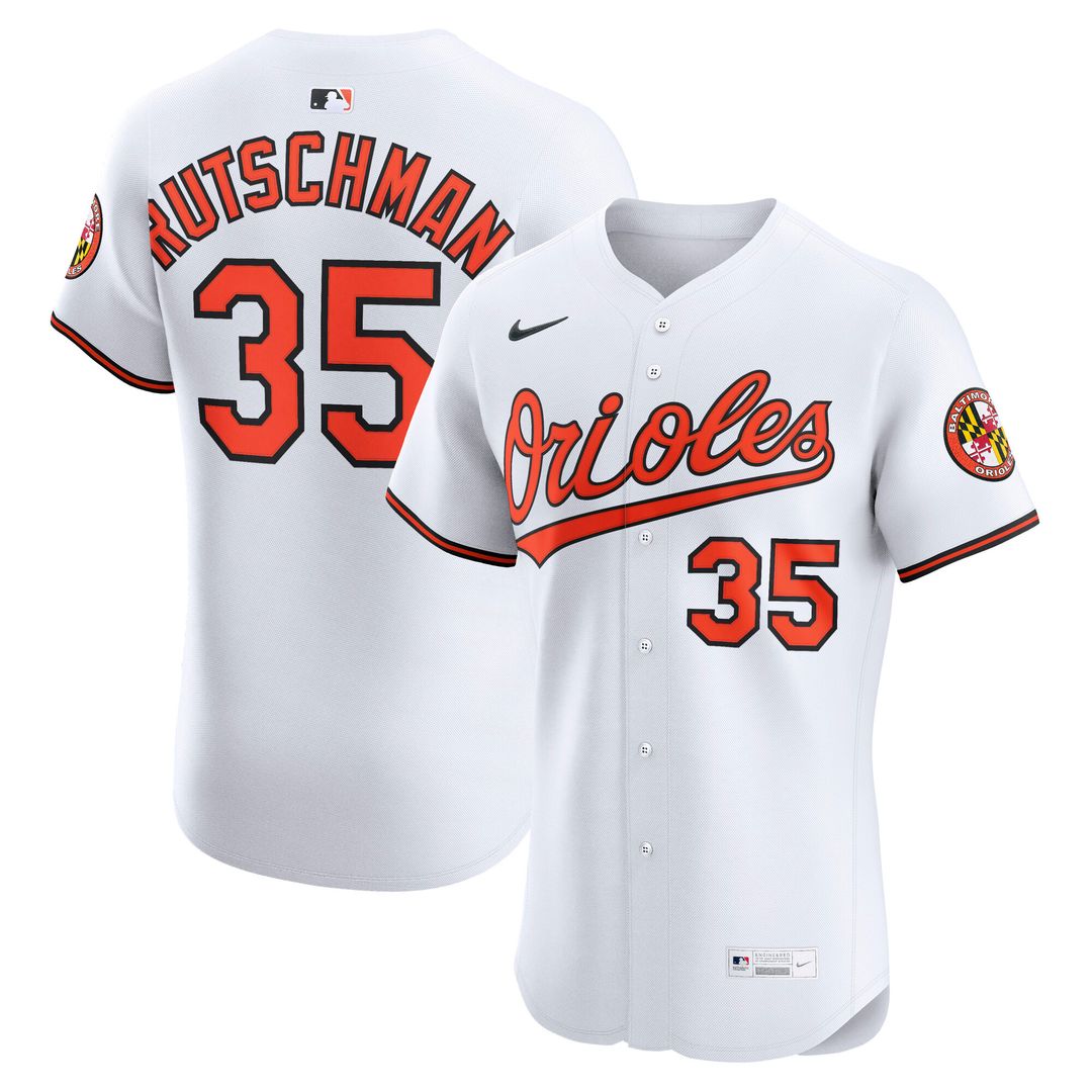 Baltimore Orioles Adley Rutschman Nike Alternate 2 Elite Jersey - Orange