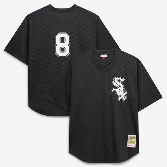 Chicago White Sox Bo Jackson Mitchell & Ness Cooperstown Big & Tall Mesh Batting Practice Jersey - Black