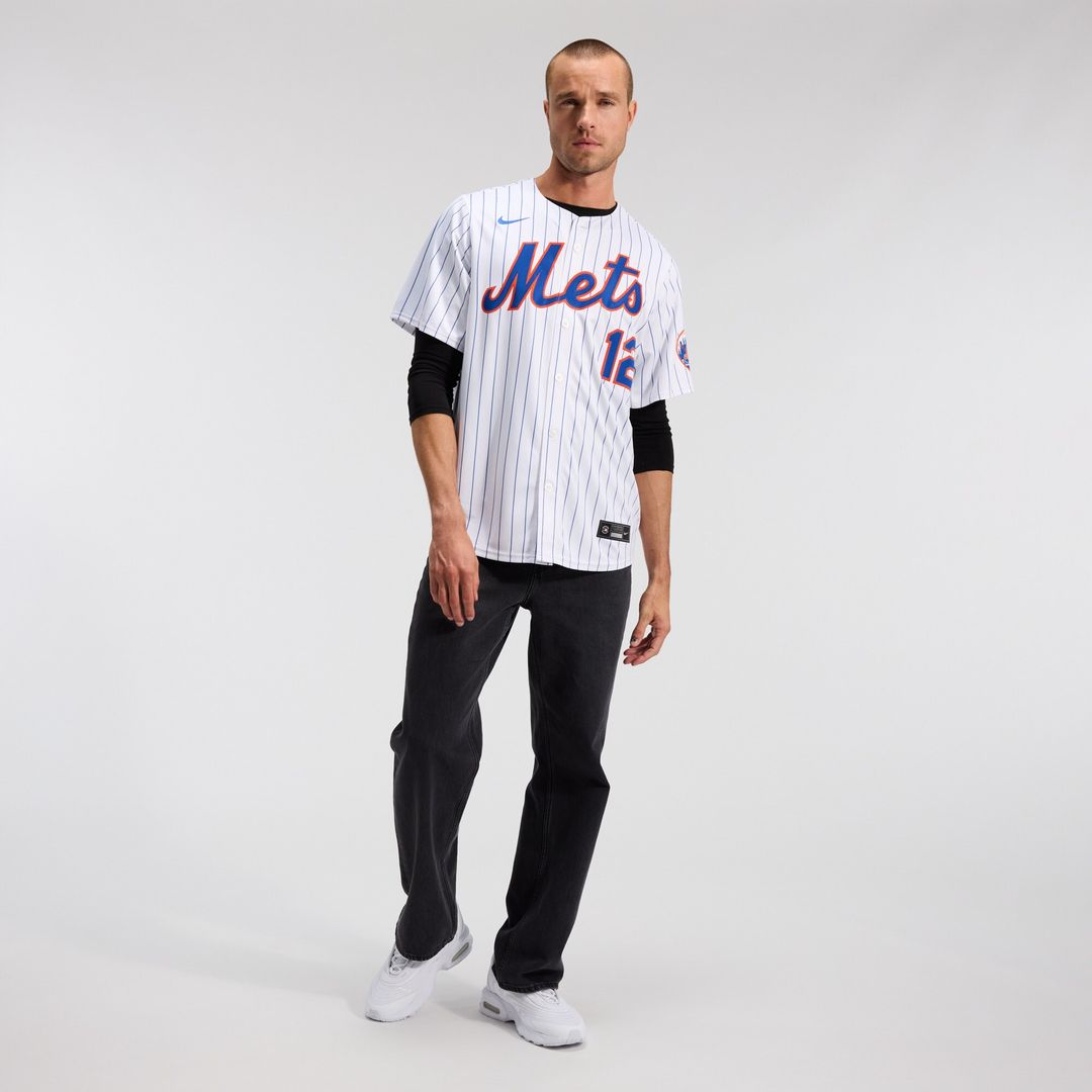 New York Mets Francisco Lindor Nike Road Limited Jersey - Gray
