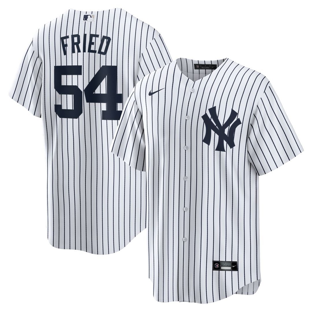 New York Yankees Max Fried Nike Home Replica Jersey - White