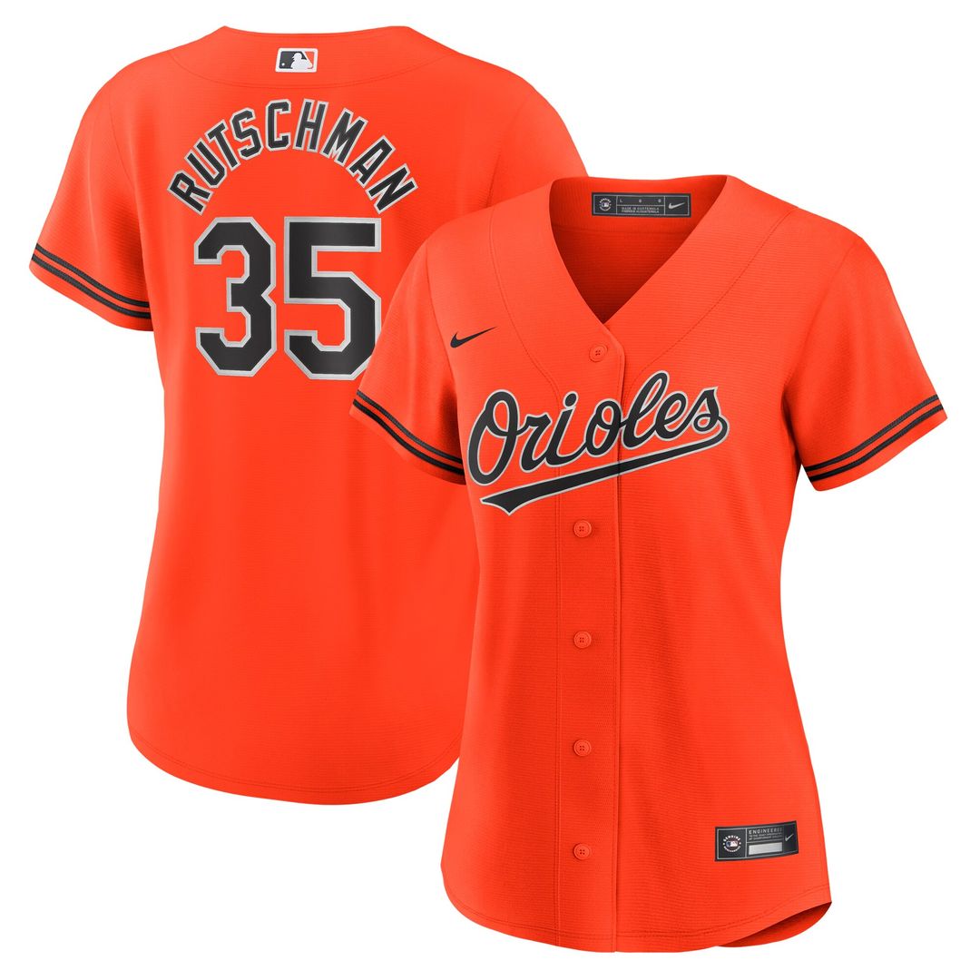 Baltimore Orioles Adley Rutschman Nike Women's Alternate Replica Jersey - Orange