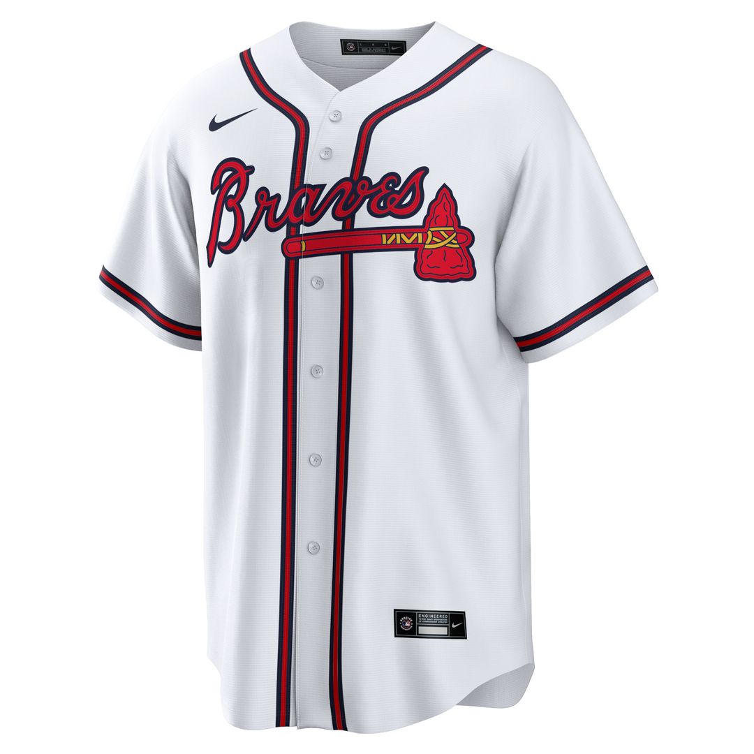 Atlanta Braves Spencer Strider Nike Replica Jersey - White
