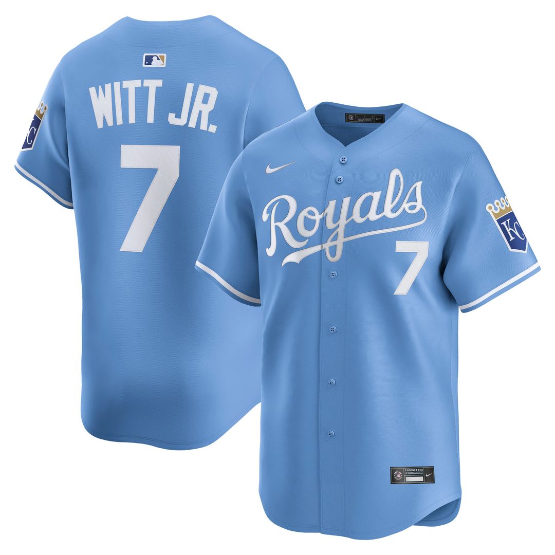 Kansas City Royals Bobby Witt Jr. Nike Home Limited Jersey - White