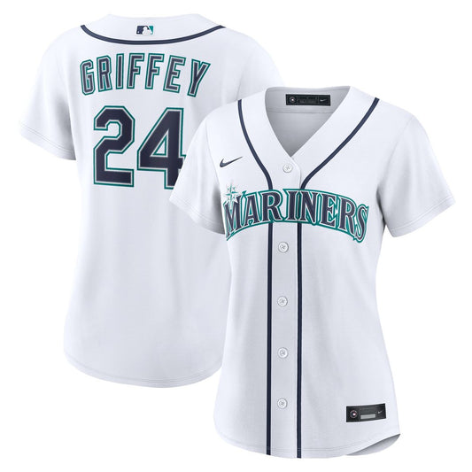 Seattle Mariners Ken Griffey Jr. Nike Women's Home Replica Jersey - White