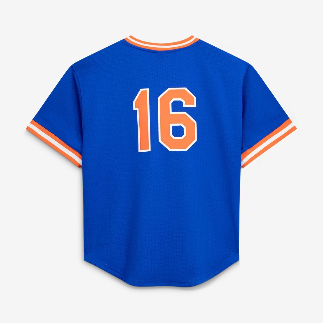 New York Mets Dwight Gooden Mitchell & Ness Authentic Batting Practice Jersey - Royal