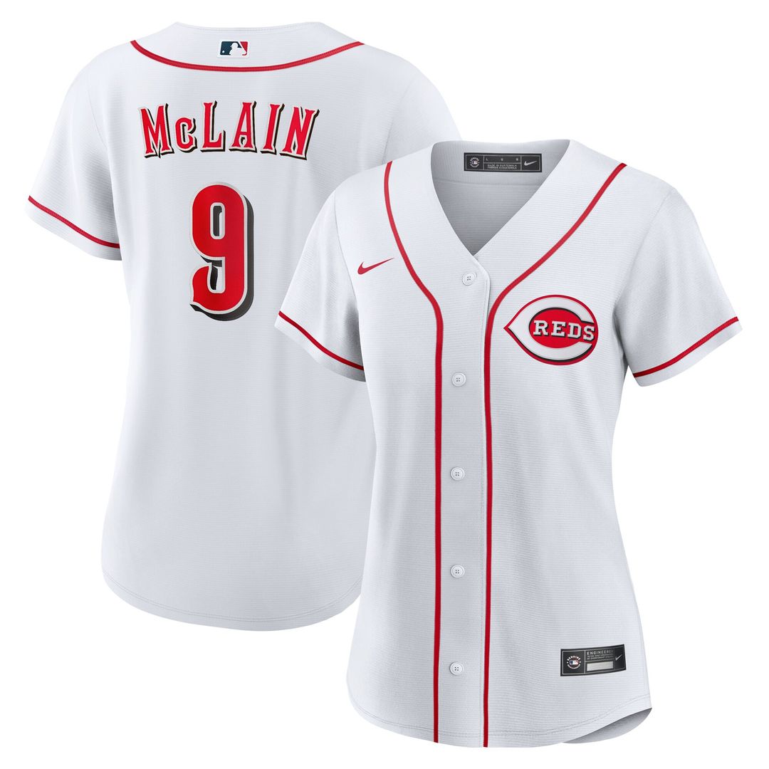 Cincinnati Reds Matt McLain Nike Women's Home Replica Jersey - White