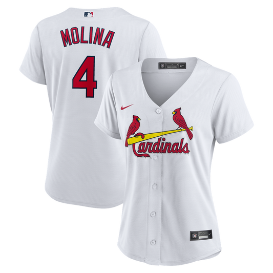 St. Louis Cardinals Yadier Molina Nike Women's Home Replica Jersey - White