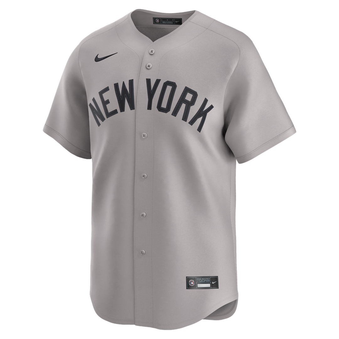 New York Yankees Aaron Judge Nike Road Limited Jersey - Gray