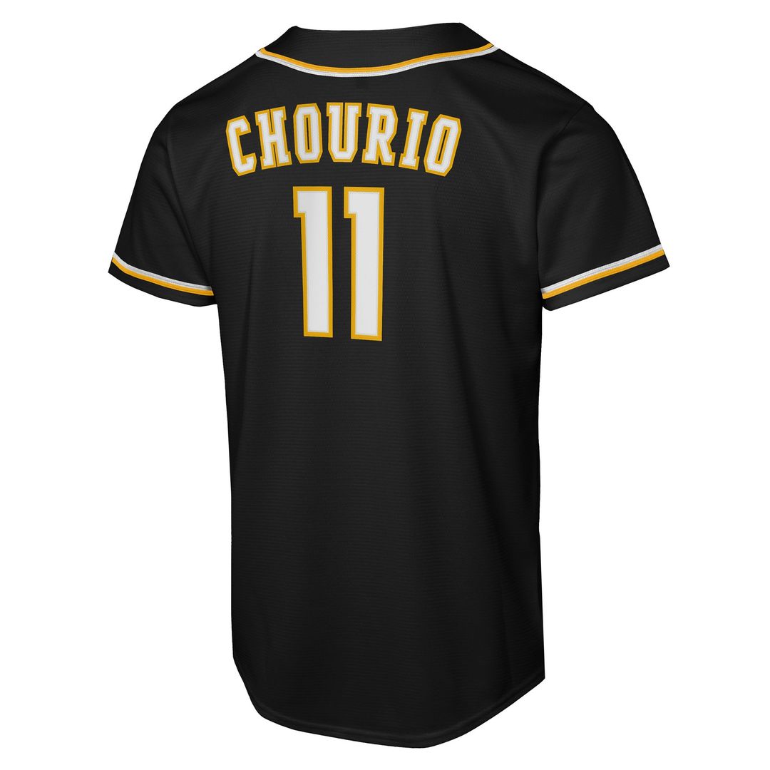 Milwaukee Brewers Jackson Chourio Nike Youth Fashion Replica Jersey - Black