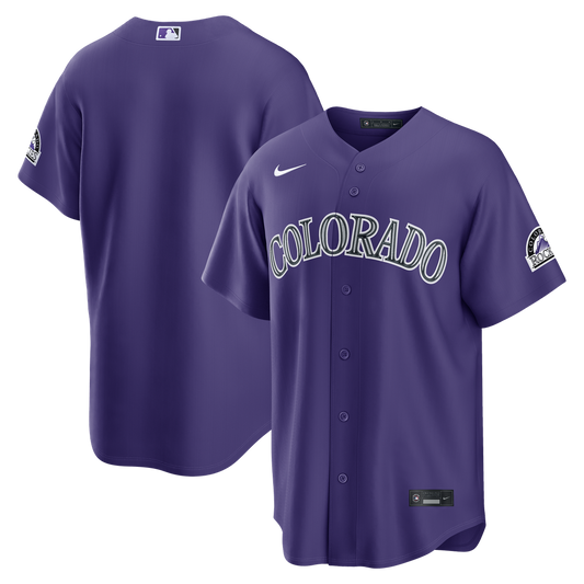 Colorado Rockies Nike Alternate Stadium Jersey - Purple