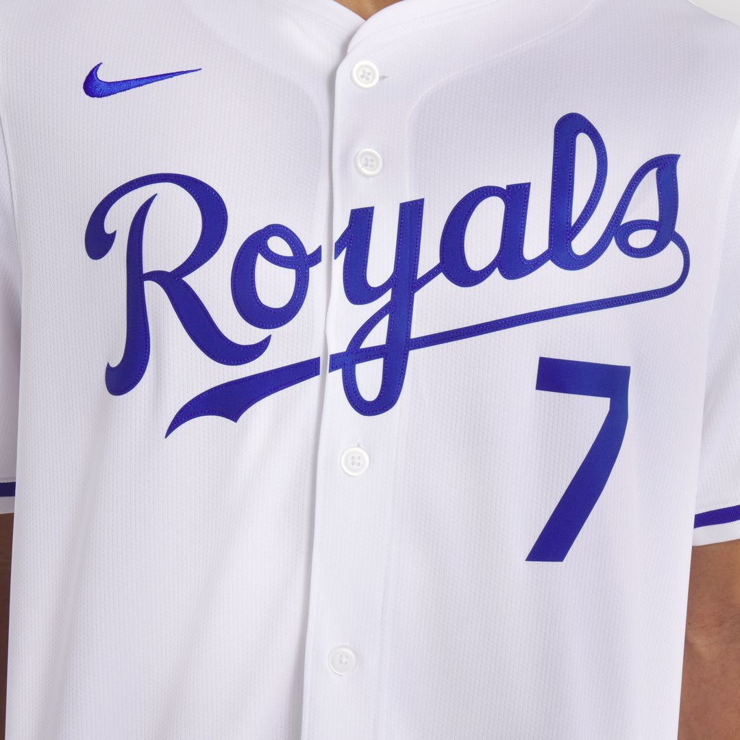 Kansas City Royals Bobby Witt Jr. Nike Home Limited Jersey - White