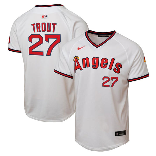 Los Angeles Angels Mike Trout Nike Youth Alternate 2 Limited Jersey - White