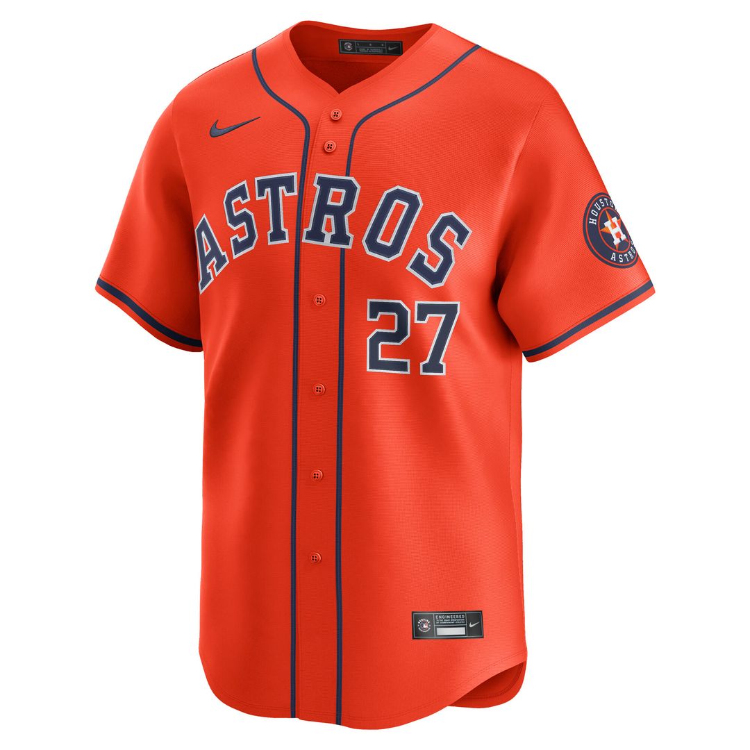 Houston Astros Jose Altuve Nike Road Limited Jersey - Gray