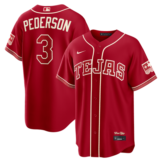 Texas Rangers Joc Pederson Nike 2026 City Connect Stadium Jersey - Red