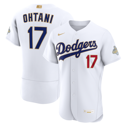 Los Angeles Dodgers Shohei Ohtani Nike 2026 Gold Collection Authentic Jersey - White