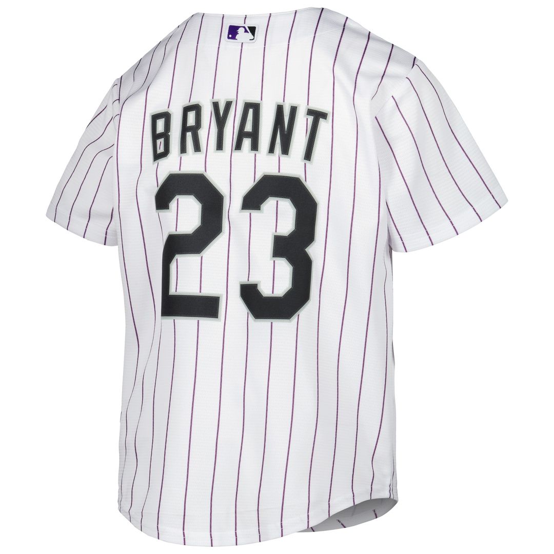 Colorado Rockies Kris Bryant Nike Youth Alternate Replica Jersey - White