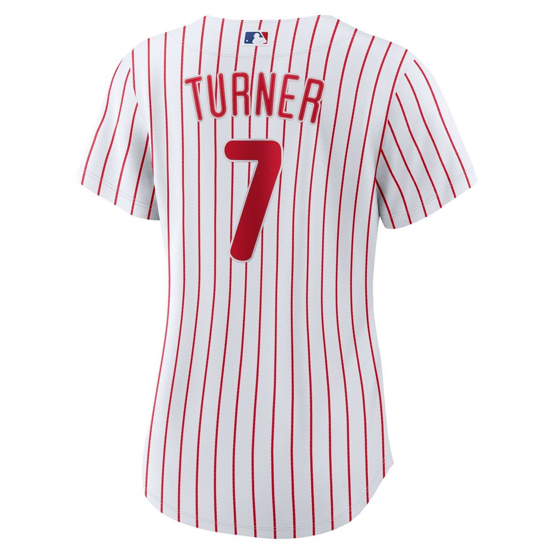 Philadelphia Phillies Trea Turner Nike Women's Home Replica Jersey - White